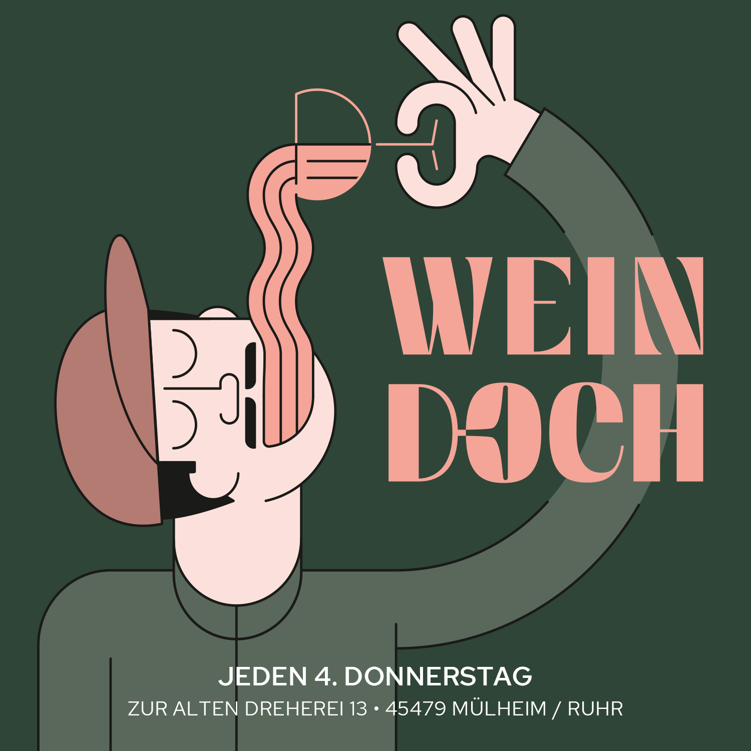 Image-Motiv „Wein doch” 2024 in Mülheim an der Ruhr