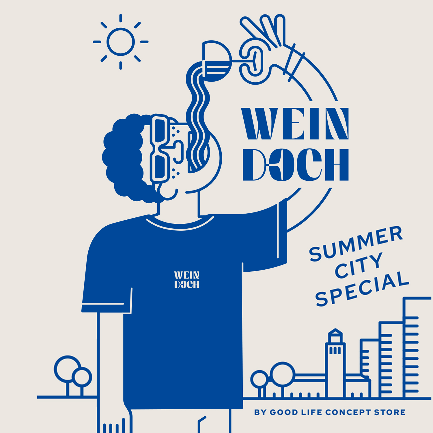 Image-Motiv „Wein doch - Summer City Special” 2024 in Mülheim an der Ruhr