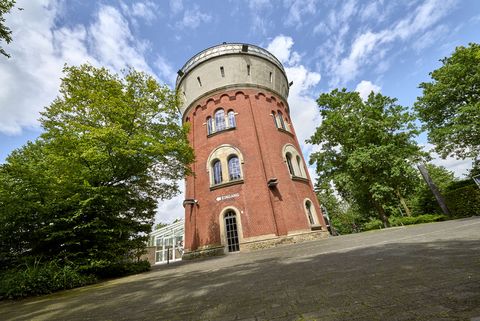 Camera Obscura mit Museum im ehemaligen Wasserturm in Mülheim Broich