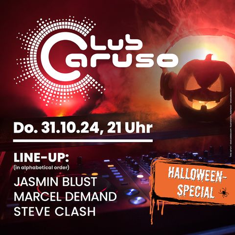 Image-Motiv „Club Caruso 31.10.24” 2024 in Mülheim an der Ruhr